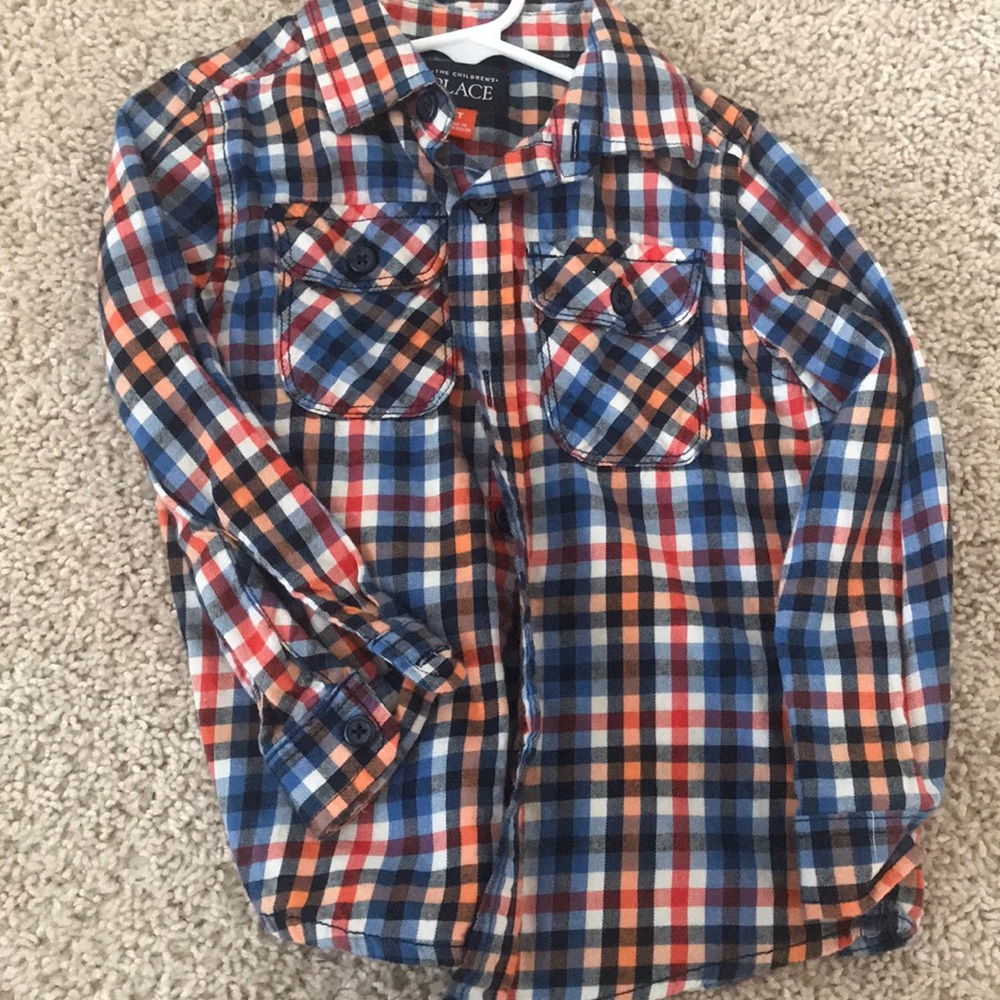 Toddler Boys Button Up